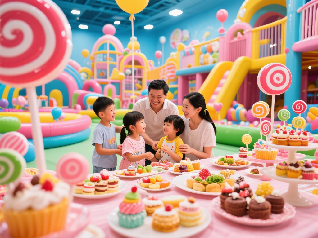 儿童乐园糖果派对开启童趣美食盛宴 现代家庭越来越倾向于选择兼顾娱乐与美食的场所来度过