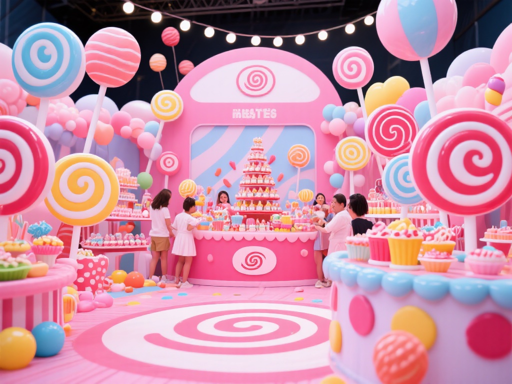 糖果派对不仅是一个娱乐活动，也是一个品牌推广良机。