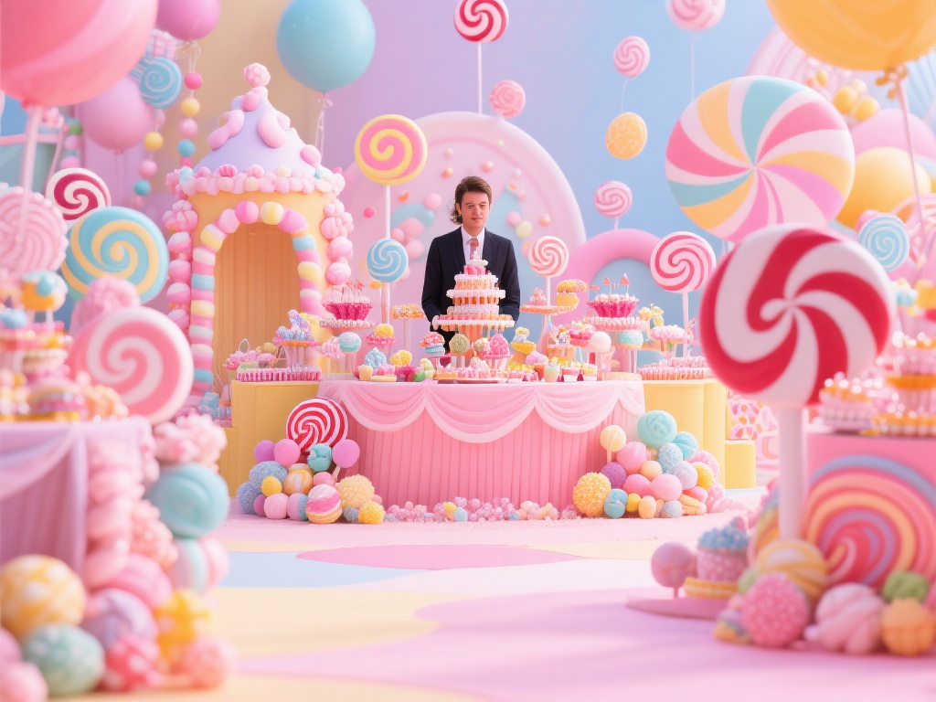 糖果派对设计师的创意灵感与艺术之旅