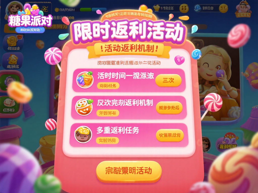 全面解析糖果派对游戏返利机制与盈利技巧