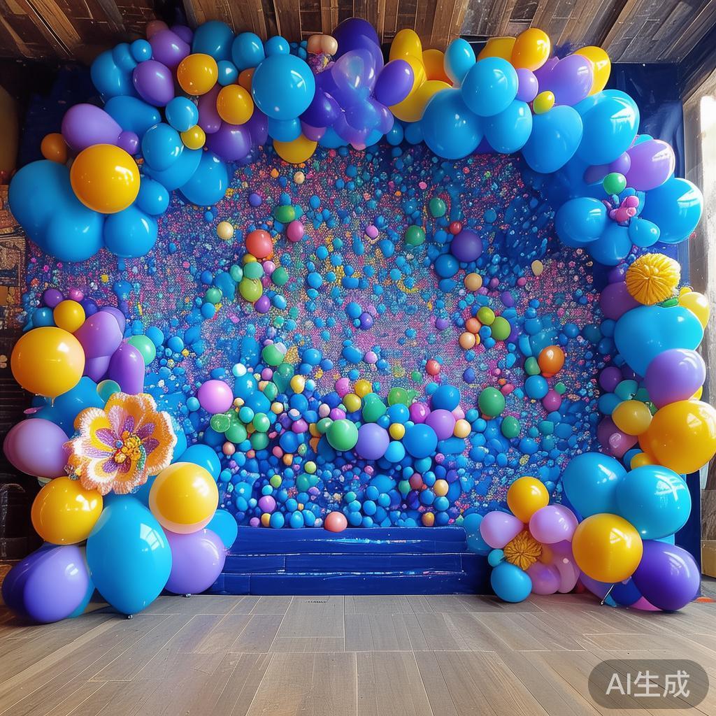 精彩纷呈的蓝色糖果派对创意装饰与布置方案推荐