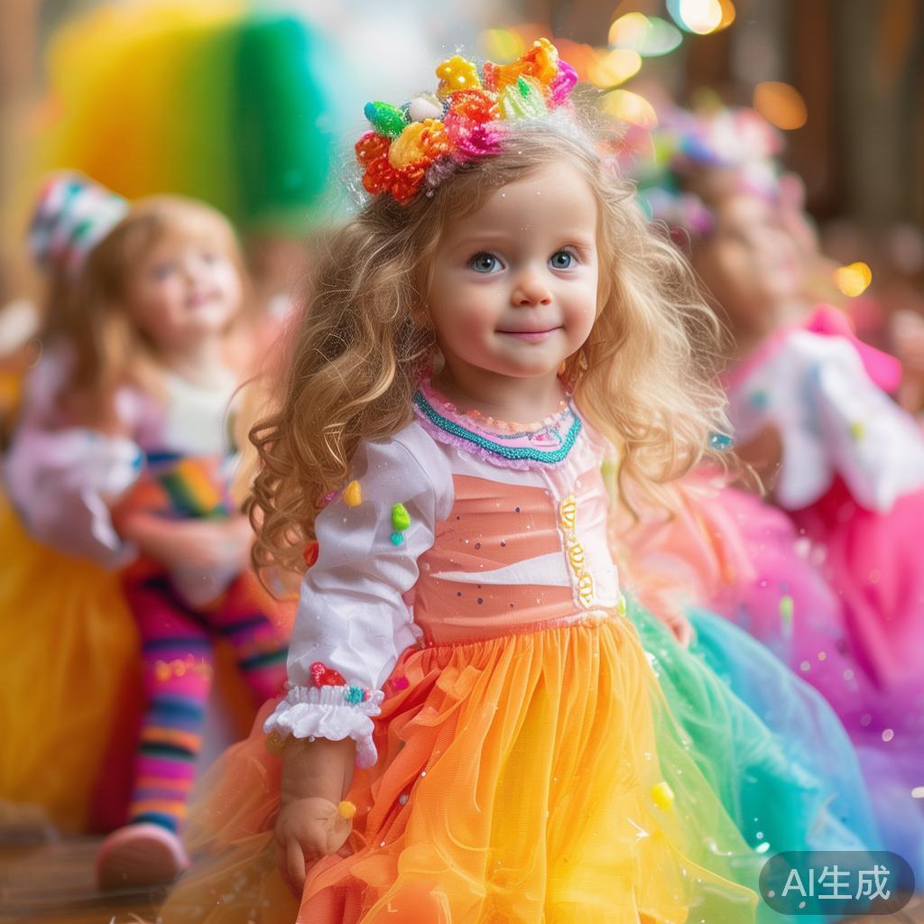 在缤纷多彩的世界中，童话梦幻与现实的奇妙交汇为小朋