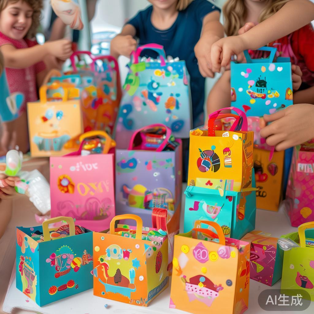 糖果派对必备创意个性化袋子推荐方案，让派对更精彩