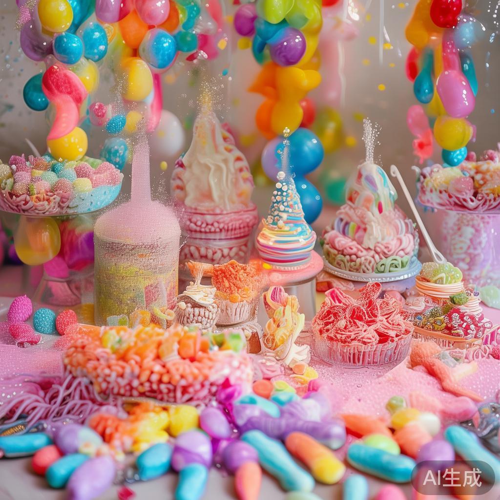 甜心糖果派对:开启甜蜜童话梦幻盛宴的奇妙之旅 在童话世界中,总有一些场景令人向往:色彩缤纷的糖果