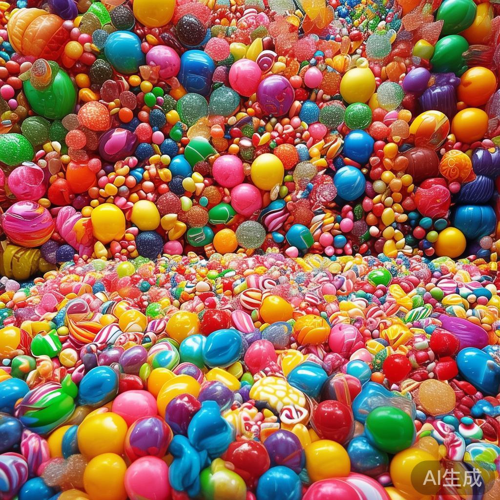 众所周知，糖果代表着快乐与纯真。在糖果派对中，各式