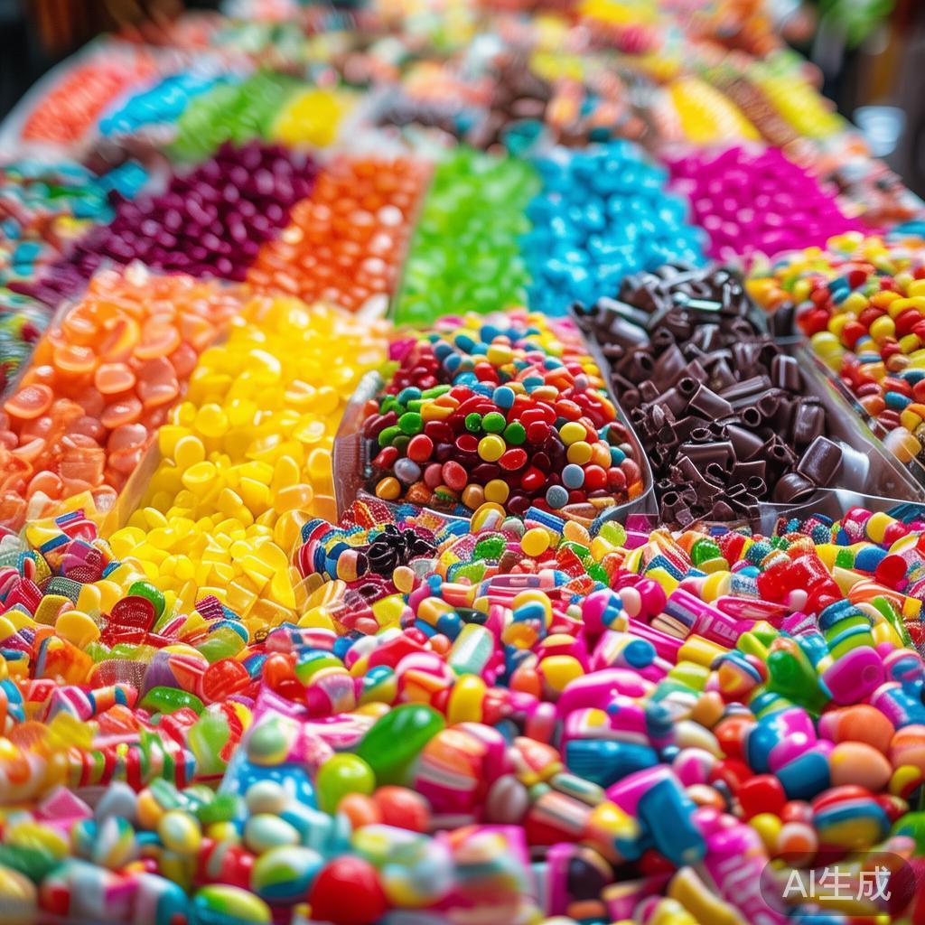 多样的糖果是派对亮点之一。建议根据不同年龄段和偏好