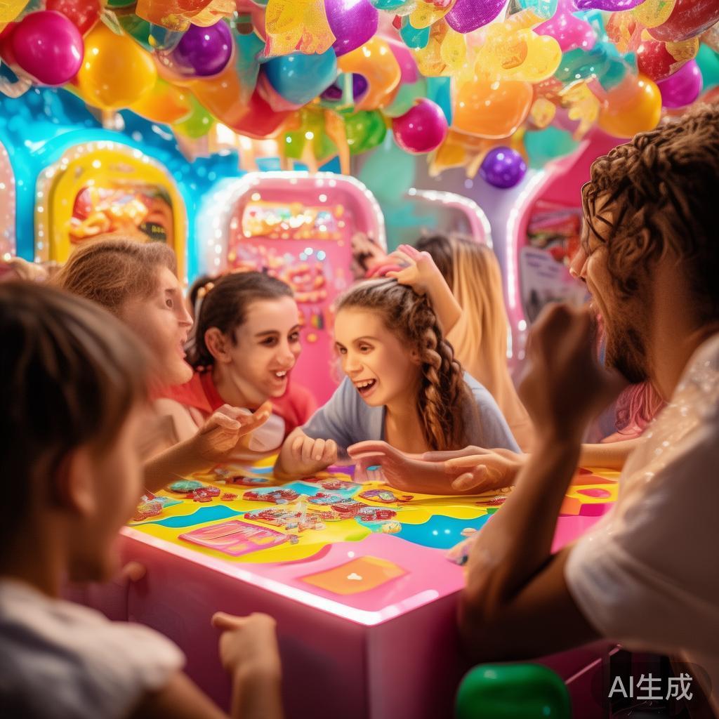 除了奖品设置外，玩法的巧思同样影响着糖果派对的成功