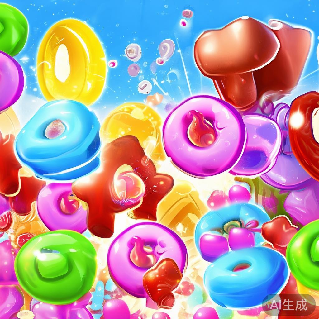 这款游戏以其丰富的彩色糖果元素和渐进式难度，深受新