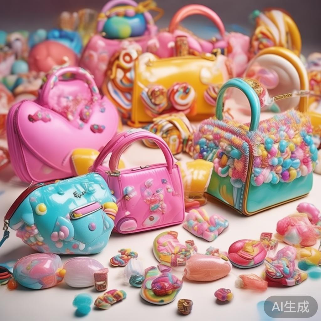 当我们谈及“糖果派对主题包包”，首先会想到那些色彩