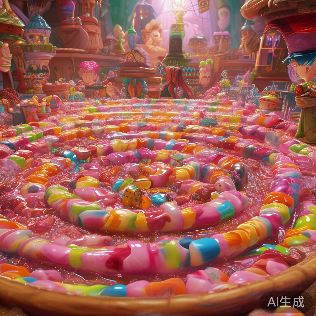 糖果派对Jack的精彩冒险:探索甜蜜世界的激动瞬间与挑战揭秘 到达糖果派对后,Jack面对的第一个难题便是一座庞