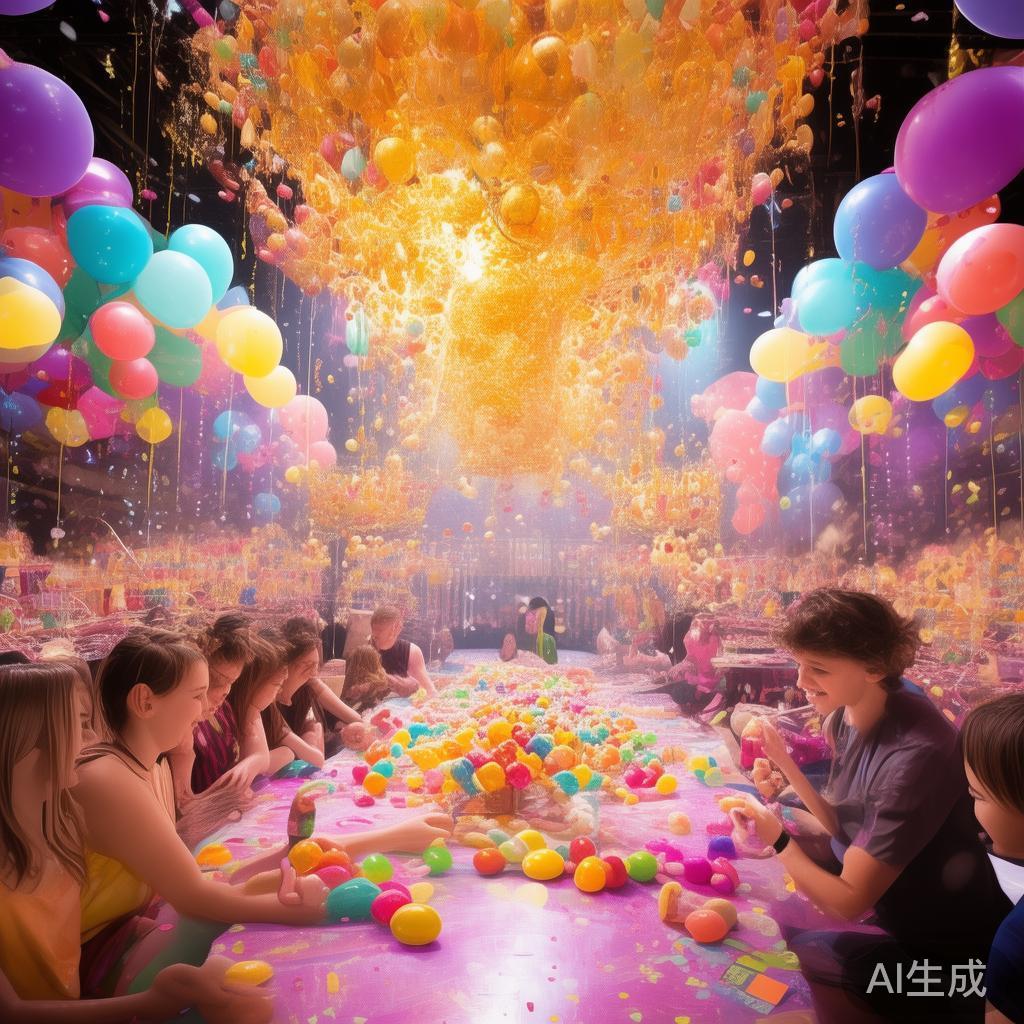 本次糖果派对以“欢乐无限”作为核心理念，旨在传递甜