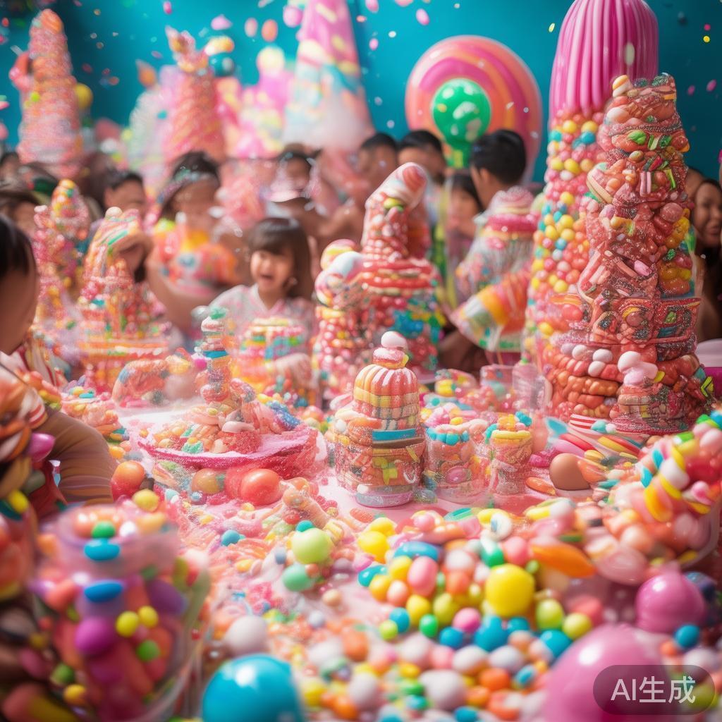 引领甜趣风潮的派对，现在正迎来一场缤纷的狂欢——糖